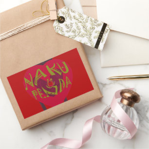 Nakupenda Sana Art Print Swahili Design Rechthoekige Sticker