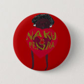 Nakupenda Sana Art Print Swahili Design Ronde Button 5,7 Cm (Voorkant)