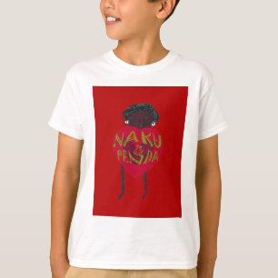 Nakupenda Sana Art Print Swahili Design T-shirt