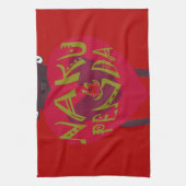 Nakupenda Sana Art Print Swahili Design Theedoek (Verticaal)