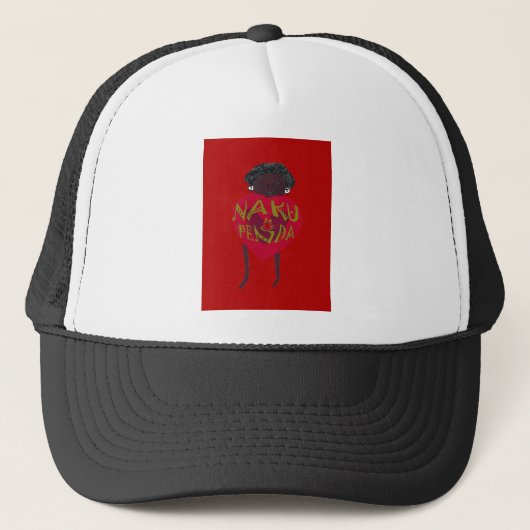Nakupenda Sana Art Print Swahili Design Trucker Pet (Voorkant)