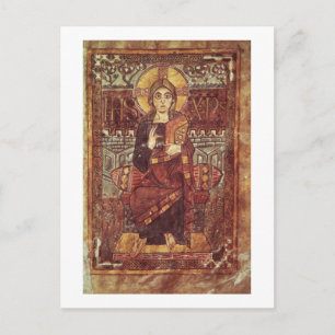 NAL 1203 fol.3 Christus in Majesteit, uit Godesca Briefkaart