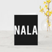 Nala - Cool New Funny Name Fan Gift Tee  Kaart (Gele Bloem)