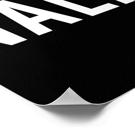 Nala - Cool New Funny Name Fan Gift Tee  Poster (Hoek)