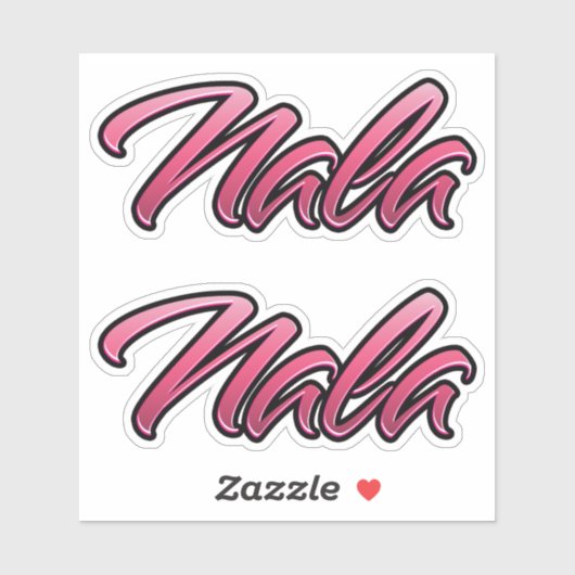 Nala faded pink Aufkleber Sticker Stickerset (Vel)