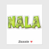 Nala Name Kiwi Design Aufkleber Sticker (Vel)