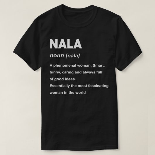 Nala Name T-shirt (Design voorkant)