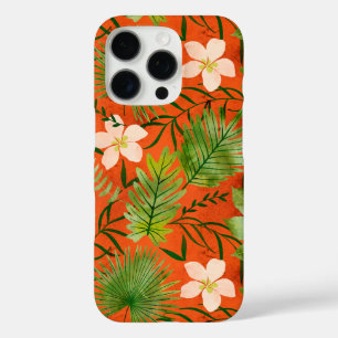 Nalani Hawaiian Tropical Garden Coral iPhone 16 Pro Hoesje