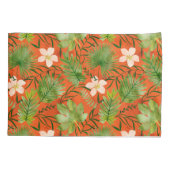 Nalani Hawaiian Tropical Garden Coral Kussensloop (Achterkant)