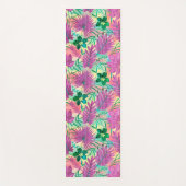 Nalani Hawaiian Tropical Garden Reverses Fuchsia Yogamat (Voorkant)