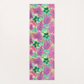 Nalani Hawaiian Tropical Garden Reverses Fuchsia Yogamat (Achterkant)