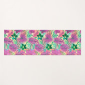 Nalani Hawaiian Tropical Garden Reverses Fuchsia Yogamat (Voorkant (horizontaal))
