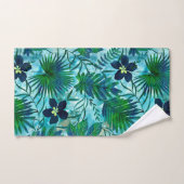 Nalani Hawaiian Tropische Garden Blauwgroen Bad Handdoek (Handdoek)