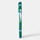 Nalani Hawaiian Tropische Garden Blauwgroen Case-Mate iPhone Case (Achterkant / Links)