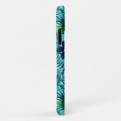 Nalani Hawaiian Tropische Garden Blauwgroen Case-Mate iPhone Case (Achterkant/rechts)