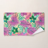 Nalani Hawaiian Tropische Garden Fuchsia Bad Handdoek (Handdoek)