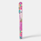 Nalani Hawaiian Tropische Garden Fuchsia Case-Mate iPhone Case (Achterkant / Links)