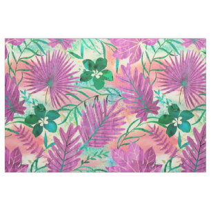 Nalani Hawaiian Tropische Garden Fuchsia Stof