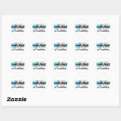 Naleving is nooit ronde sticker (Vel)