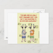 Naleving van niet-naleving hangende gevangenen briefkaart (Voorkant / Achterkant)