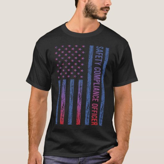 nalevingsfunctionaris voor de veiligheid van de vl t-shirt (Voorkant)