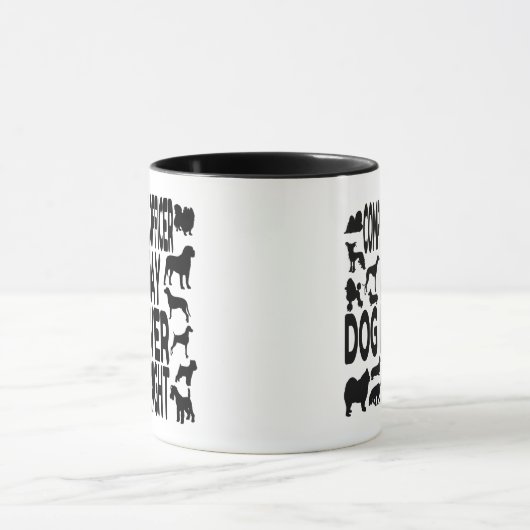 nalevingsfunctionaris voor hondenliefhebber mok (Midden)