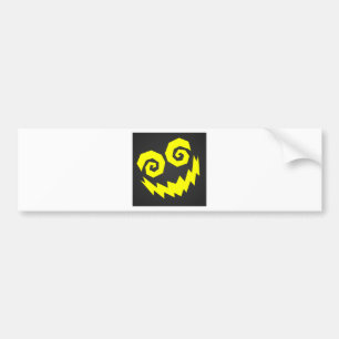 NALGames Insane in het gezicht zwart + geel Bumpersticker