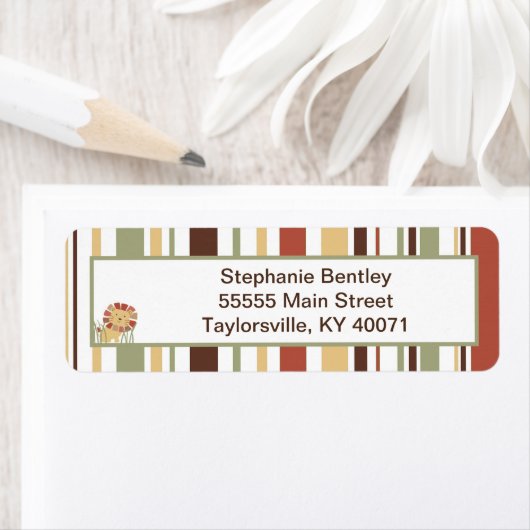 Nali Oerwoud Return Address Label (Insitu)