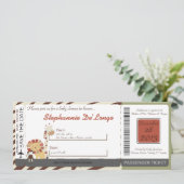 Nali Oerwoud Zoo Animal Lion Baby shower Invitatio Kaart (Staand voorkant)