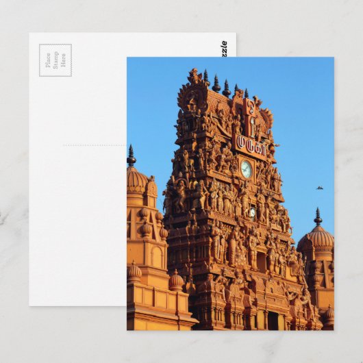 Nallur Kandaswamy hindu tempel Briefkaart (Voorkant / Achterkant)