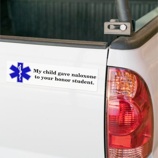 Naloxone Honor Student Bumpersticker (Op Truck)