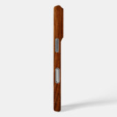 Nalu Hou Faux Koa Wood Surfboard Case-Mate iPhone Case (Achterkant / Rechts)