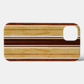 Nalu Hou Faux Koa Wood Surfboard iPad Air Cases (Achterkant (horizontaal))