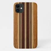Nalu Lua Faux Koa Wood Surfboard Case-Mate iPhone Case (Achterkant)