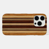 Nalu Lua Faux Koa Wood Surfboard Case-Mate iPhone Case (Achterkant (horizontaal))