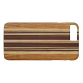 Nalu Lua Faux Koa Wood Surfboard Case-Mate iPhone Case (Achterkant (Horizontaal))