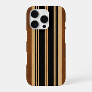 Nalu Lua Nep Koa Houten Surfplank Zwart iPhone 16 Pro Hoesje