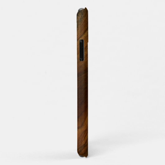 Nalu Mua Faux Koa Wood Surfboard Black Case-Mate iPhone Case (Achterkant/rechts)