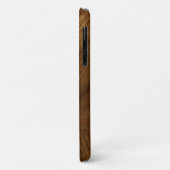 Nalu Mua Faux Koa Wood Surfboard Case-Mate iPhone Case (Achterkant/links)
