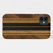 Nalu Mua Faux Koa Wood Surfboard iPhone 5 Hoesjes (Achterkant (horizontaal))