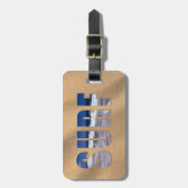 Nalu Surf Hawaiian Beach Bagagelabels (Voorkant verticaal)