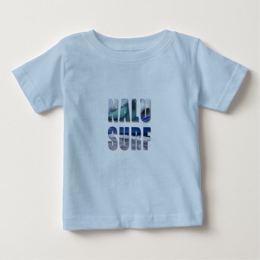 Nalu-Surf Hawaiian Wave Gedrukte T - shirts (Voorkant)