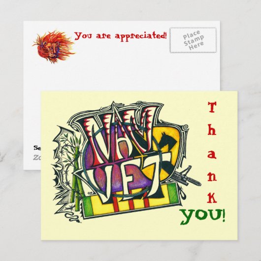 NAM-Bedankt! Briefkaart (Voorkant / Achterkant)