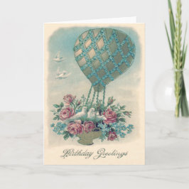 Nam de Ballon van de Hete Lucht van de duif Kaart