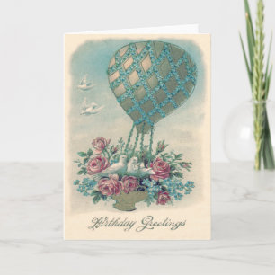 Nam de Ballon van de Hete Lucht van de duif Kaart