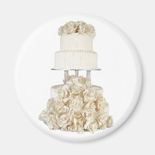 Nam de Cake van het Huwelijk van de Basis toe Magneet