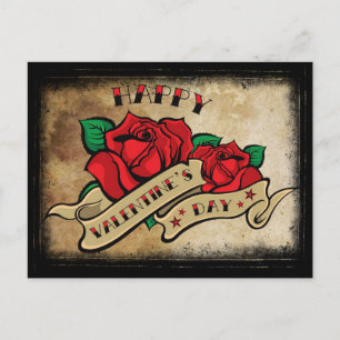 Nam de Gelukkige Valentijnsdag van het tattoo toe Feestdagenkaart