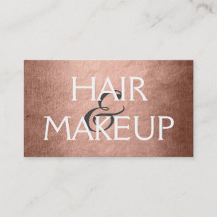 Nam de het Gouden Haar & Make-up van de Folie toe Visitekaartje