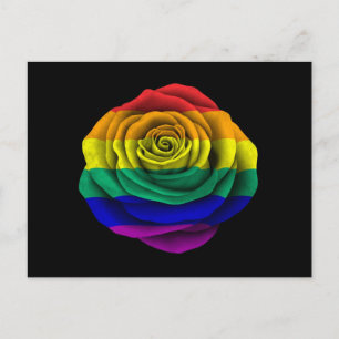 Nam de Vrolijke Trots van de regenboog Vlag op Briefkaart