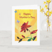 Nam Gelukkig Moederdag toe Kaart (Gele Bloem)